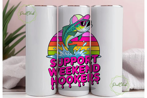 Support Weekend Hookers 20oz Tumbler Sublimation PixelChick 