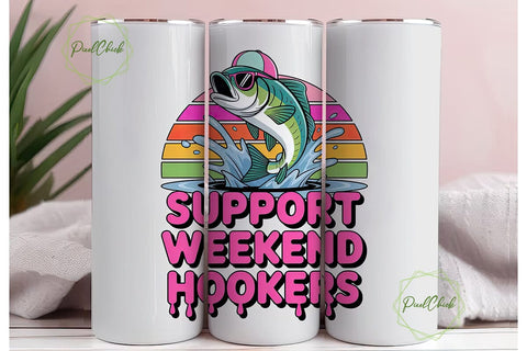 Support Weekend Hookers 20oz Tumbler Sublimation PixelChick 