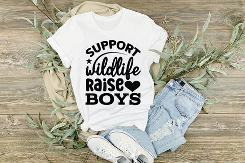 Support wildlife raise boys-01 SVG Angelina750 