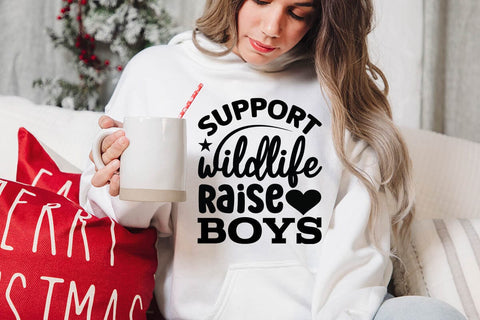 Support wildlife raise boys-01 SVG Angelina750 