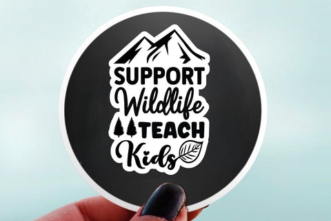 Support Wildlife Teach Kids SVG Angelina750 