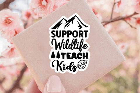 Support Wildlife Teach Kids SVG Angelina750 