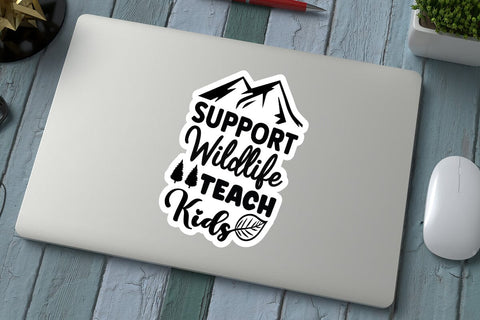 Support Wildlife Teach Kids SVG Angelina750 