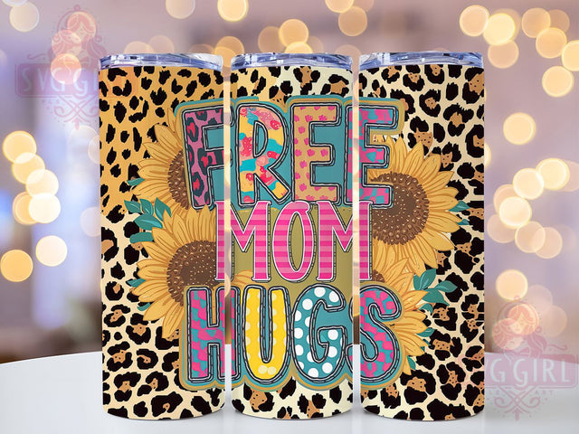 Supportive Pride Mom Rainbow Tumbler, LGBTQ Support Tumbler, Pride Mom Wrap, 20oz Love Wins Tumbler, Ally Mom Tumbler, Rainbow Hug Design, Supportive Mom Tumbler Sublimation SvggirlplusArt 