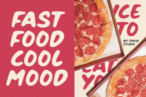 Supreme Donuts - Playful Display Font Font Timur type 