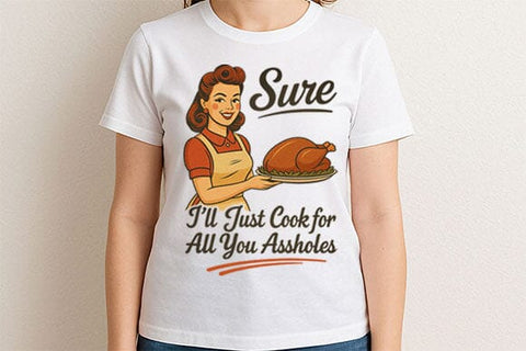 Sure I’ll Cook for You PNG Funny Retro Kitchen Sublimation Design SVG BillahCrafts 