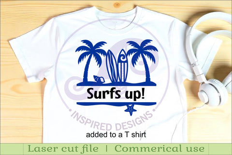 Surfers beach name sign svg laser cut file SVG APInspireddesigns 