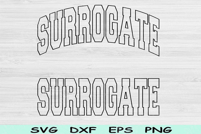 Surrogate Svg Cut Files, Surrogate Png, Surrogate Mama Svg Files For Cricut, Mom To Be Svg, Surrogate Shirt Svg Sublimation Digital Designs SVG TiffsCraftyCreations 