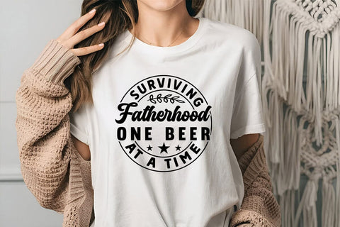 Surviving Fatherhood One Beer At A Time SVG Angelina750 