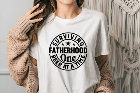 Surviving Fatherhood One Beer At A Time SVG Angelina750 