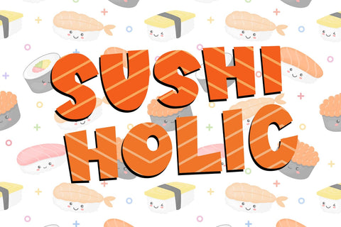 Sushi Moshi Font Dm Letter Studio 