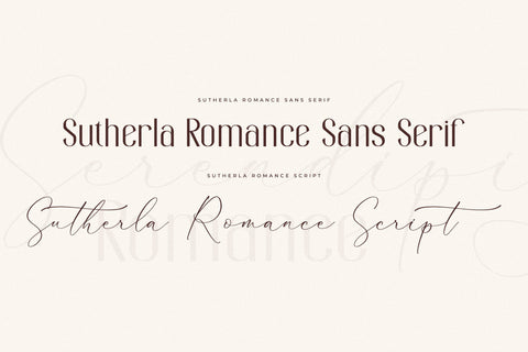Sutherla Romance Font Duo Font Storytype Studio 