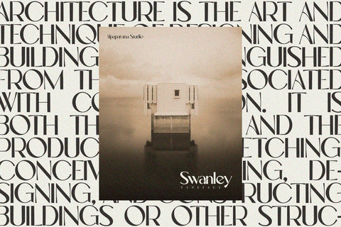 Swanley - Sans Serif Font Font Alpaprana Studio 