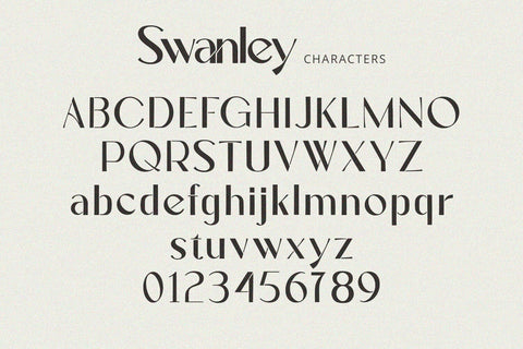 Swanley - Sans Serif Font Font Alpaprana Studio 