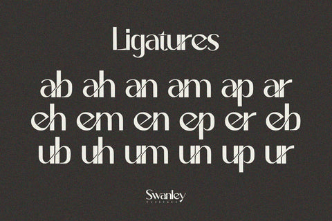 Swanley - Sans Serif Font Font Alpaprana Studio 