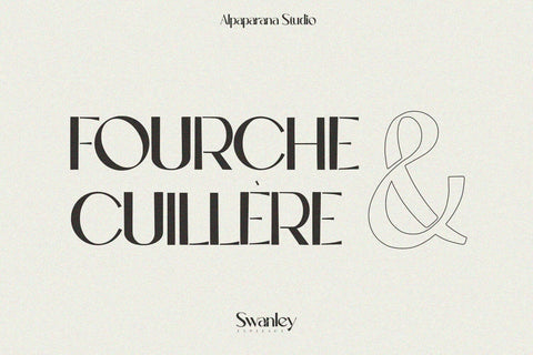 Swanley - Sans Serif Font Font Alpaprana Studio 
