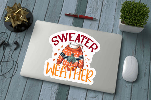 Sweater weather Sticker Design Sublimation Regulrcrative 