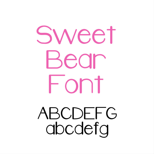 Sweet Bear Font OTF, Fonts for Crafting, Handwritten Font Font Crafting With Brenna 