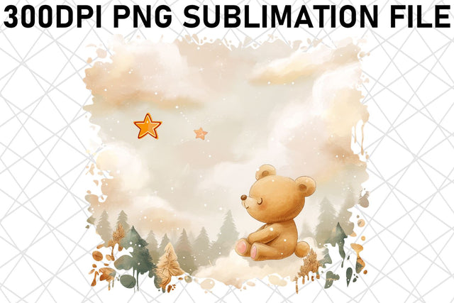 Sweet Bear Sublimation Design Set Perfect for Crafting Projects Sublimation afrosvg 