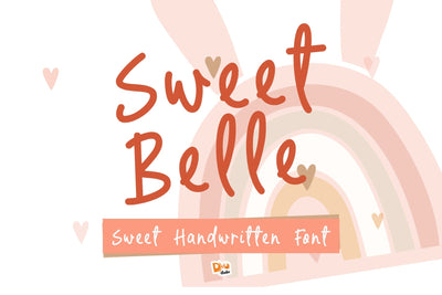 Sweet Belle Font Dm Letter Studio 