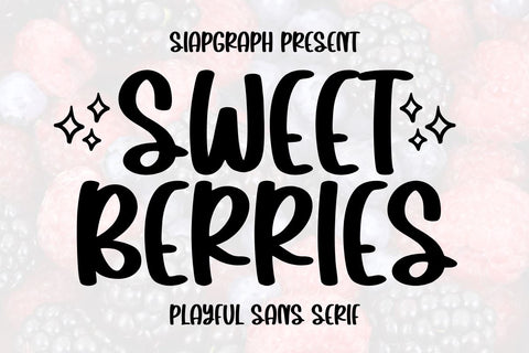 Sweet Berries Font Masyafi Studio 