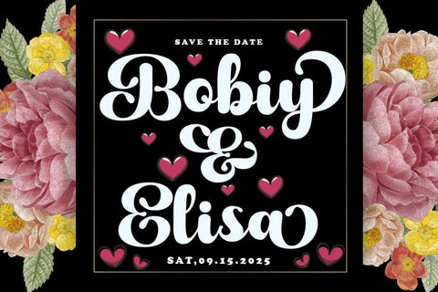 Sweet Bestie Script Font muhammadzeky 