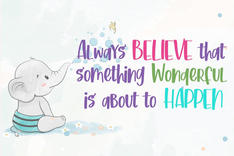 Sweet Bless Font Dm Letter Studio 