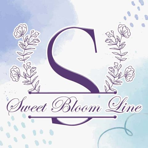 Sweet Bloom Line Monogram Font Dm Letter Studio 