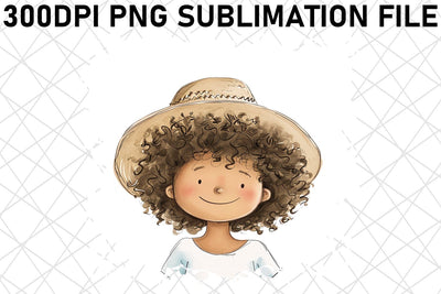 Sweet Boho Kids Sublimation Design, Flower Fun Sublimation afrosvg 