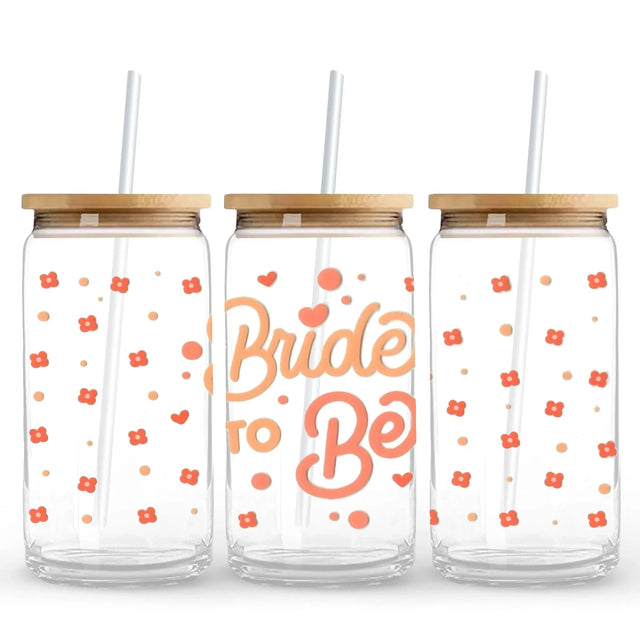 Sweet Bride to Be 9.7 x 4.3 UV Wrap (Cup NOT Included) Physical DIY Craft Warehouse 