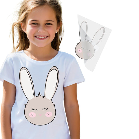 Sweet Bunny DTF Transfer Physical So Fontsy T-Shirt Iron-On Transfer Shop