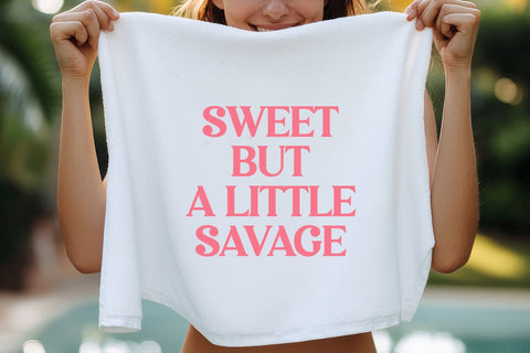 sweet but a little savage SVG Angelina750 