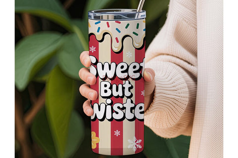 Sweet But Twisted 20oz Tumbler Wrap Sublimation DesignSVG 