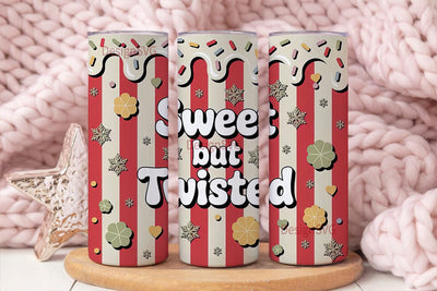 Sweet But Twisted 20oz Tumbler Wrap Sublimation DesignSVG 