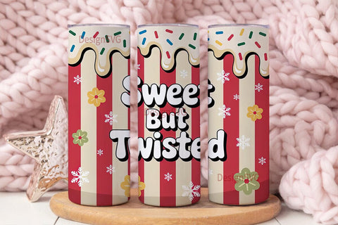 Sweet But Twisted 20oz Tumbler Wrap Sublimation DesignSVG 