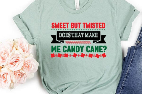 sweet but twisted does that make me candy cane SVG Angelina750 