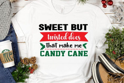 Sweet but twisted does that make me candy cane SVG Angelina750 