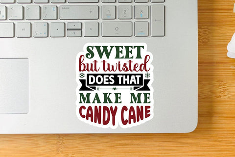 Sweet but twisted does that make me candy cane SVG Angelina750 