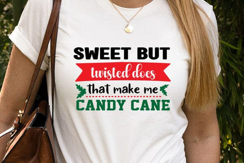 Sweet but twisted does that make me candy cane SVG Angelina750 