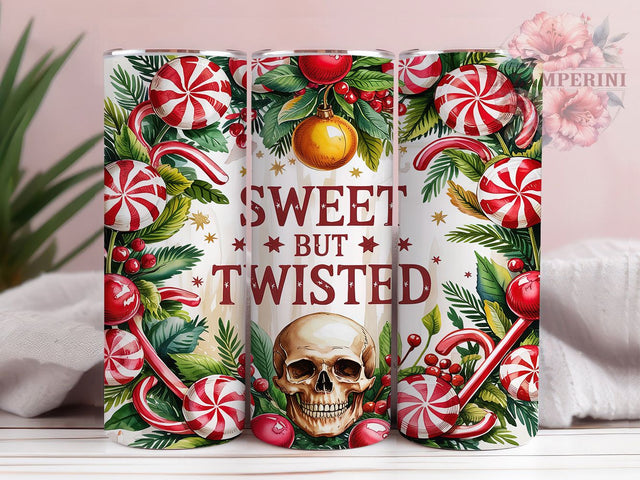 Sweet But Twisted Sassy Tumbler Wrap, Funny Tumbler Wrap, 20oz Skinny Tumbler, Sarcastic Tumbler Design, Sublimation Tumbler PNG, Sassy Quote Tumbler, Attitude Tumbler Wrap Sublimation Li Zamperini 