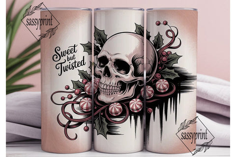 Sweet but Twisted Tumbler Wrap Sublimation sassyprint 