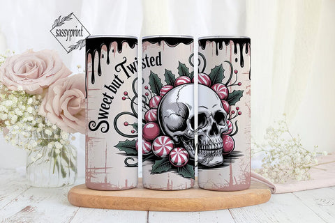 Sweet but Twisted Tumbler Wrap Sublimation sassyprint 