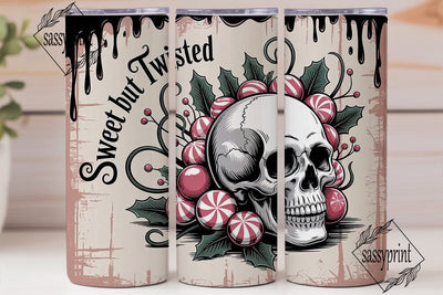 Sweet but Twisted Tumbler Wrap Sublimation sassyprint 