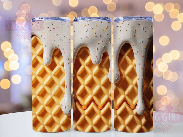 Sweet & Chill Ice Cream Tumbler, Summer Tumbler Design, Dessert PNG Sublimation, 20oz Ice Cream Wrap, Cute Treat Tumbler, Sweet Food Tumbler PNG, Colorful Ice Cream Design Sublimation SvggirlplusArt 