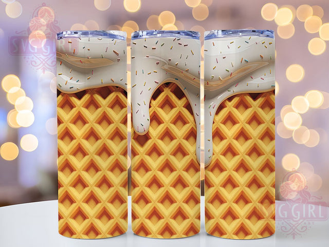 Sweet & Chill Ice Cream Tumbler, Summer Tumbler Design, Dessert PNG Sublimation, 20oz Ice Cream Wrap, Cute Treat Tumbler, Sweet Food Tumbler PNG, Colorful Ice Cream Design Sublimation SvggirlplusArt 