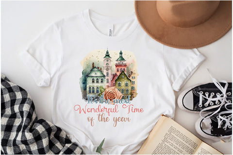 Sweet Christmas Winter Town Sublimation Sublimation Jagonath Roy 