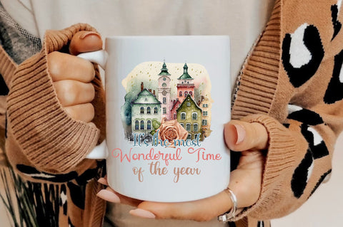 Sweet Christmas Winter Town Sublimation Sublimation Jagonath Roy 