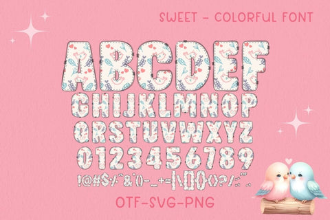 Sweet - Colorful Font Font AnningArts Design 