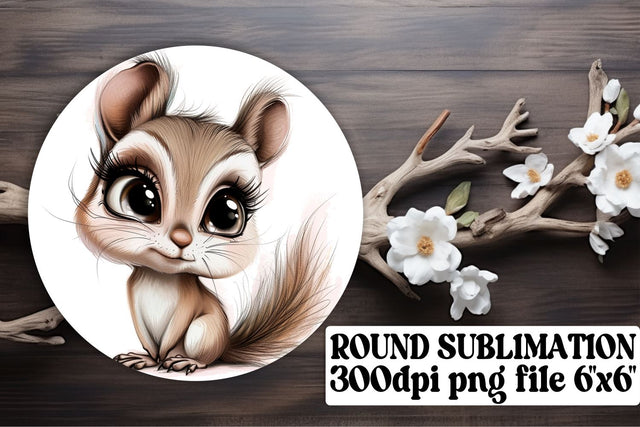 Sweet Critter Sublimation Circles Sublimation afrosvg 