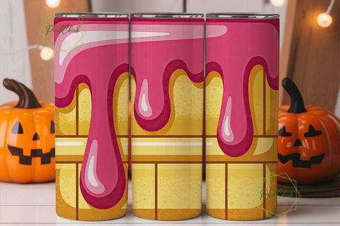 Sweet Drip Cake 20oz Tumbler Wrap Sublimation PixelChick 